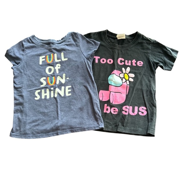 Cat & Jack | Kids Graphic T-Shirts - Gray and Black - Picture 1 of 6